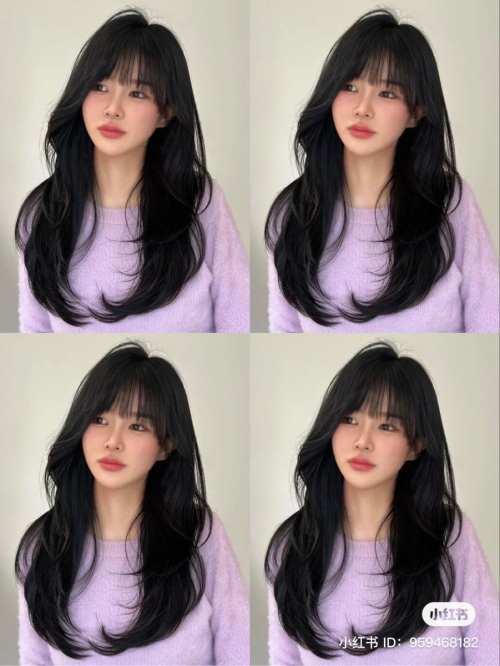 hush cut bangs