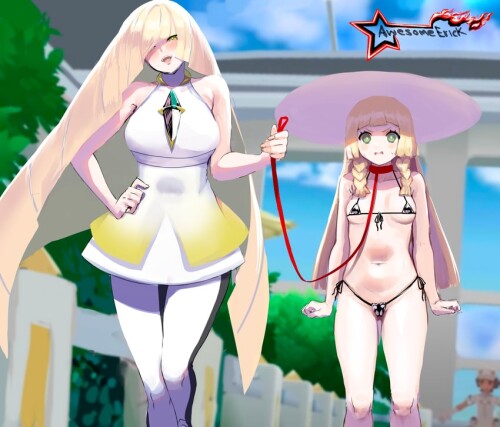 lillie lusamine and aether foundation employee pokemon and 1 more drawn by awesomeerix sample fba8e