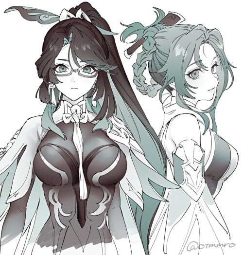  cloud retainer xianyun and madame ping genshin impact drawn by otmmro sample 46a85c2d251028528ffbef