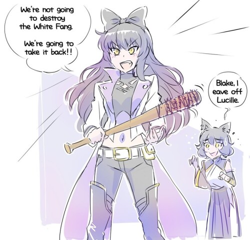  blake belladonna and kali belladonna rwby and 1 more drawn by iesupa sample 2cae67e8d49bc3eca663252