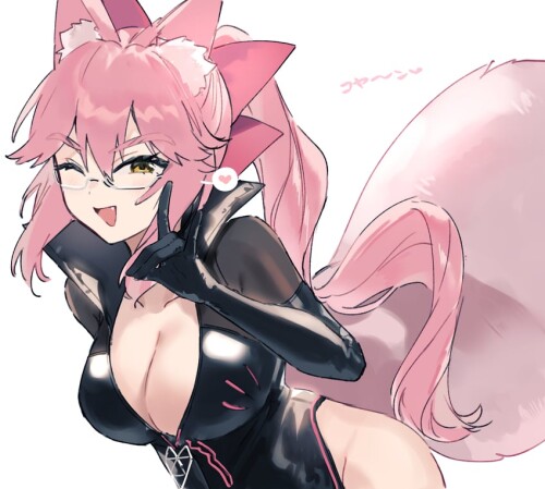  tamamo koyanskaya and koyanskaya fate and 1 more drawn by rizu033 sample e6754a5b8a0a1c2aa4a1ae4f73