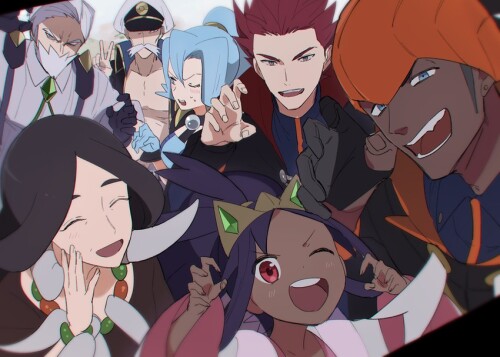  raihan iris lance clair drayden and 2 more pokemon and 6 more drawn by maccha mattya xxxx sample 46