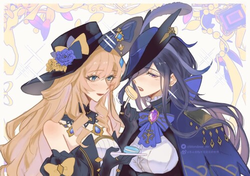  clorinde and navia genshin impact drawn by blondeee mr sample a7187c58533fd49c9ed6e3f20a163b66