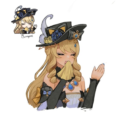  navia genshin impact drawn by bunnyoki sample ca560df1cc073f5841f26a1397dec435