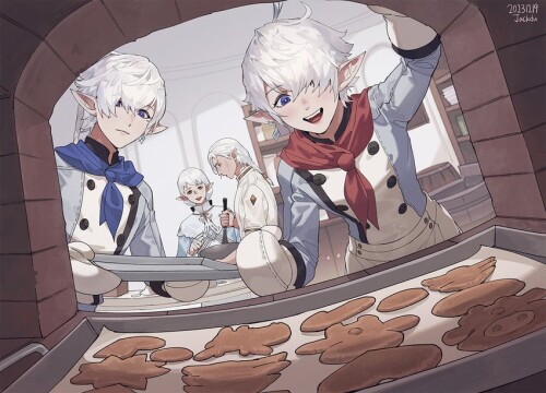 alisaie leveilleur alphinaud leveilleur ameliance leveilleur and fourchenault leveilleur final fant