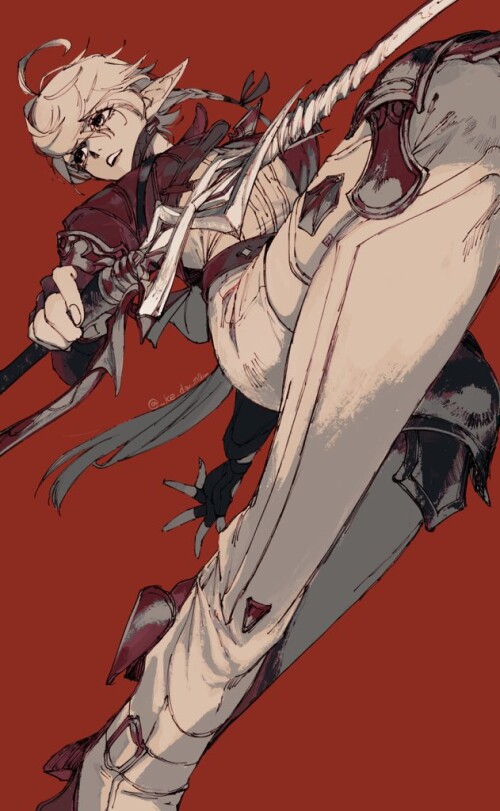  red mage and alisaie leveilleur final fantasy and 1 more drawn by piyomotsu aa8a7d5b0fb3c882dc45669