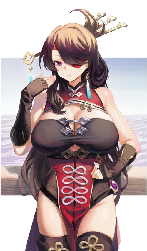  beidou genshin impact drawn by mochirong sample 333a0c9a821c461c357ea73b824c6dd4