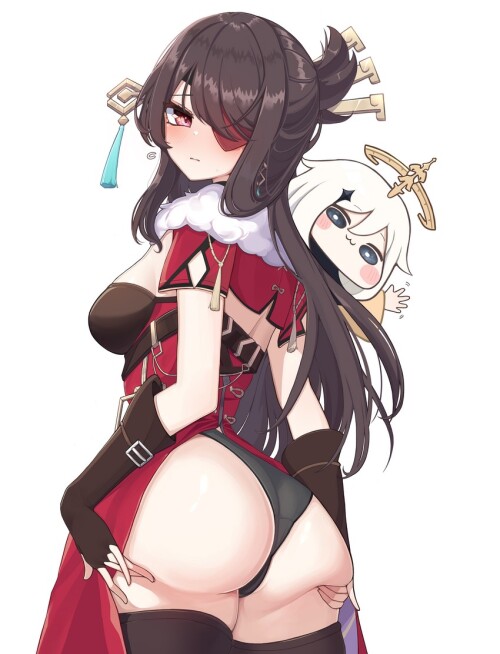  paimon and beidou genshin impact drawn by pomp qhtjd0120 sample 1a2a1b4574eef8c121c9648cae7e5c72