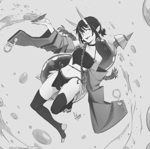  shuten douji and shuten douji fate and 1 more drawn by solkorra sample f183ed77074de9331a10129d9510