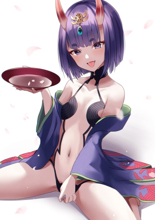  shuten douji fate and 1 more drawn by xaiqi sample f20a681c0d6550fdba0387d6f437f471