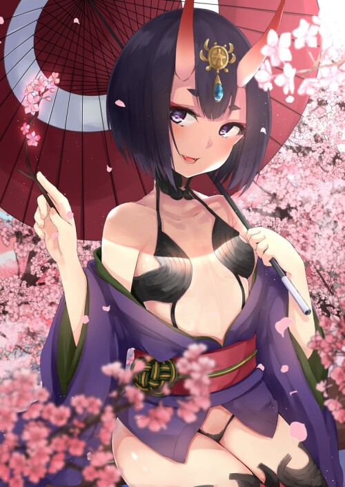  shuten douji fate and 1 more drawn by nosetissue sample f876ca80031ce2bfca6a53376af258c3