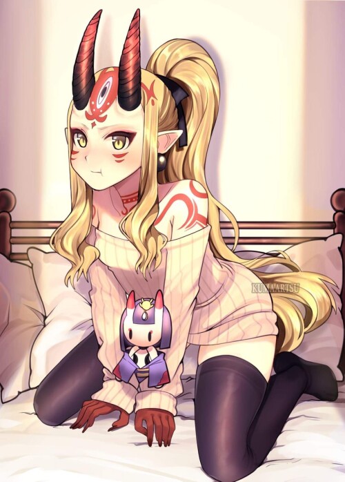  shuten douji and ibaraki douji fate and 1 more drawn by kumaartsu sample 651e9cefea7fa6b0b920515087