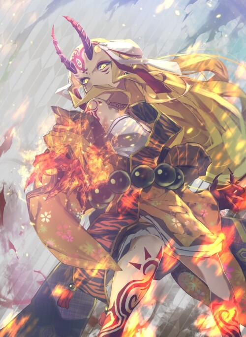  ibaraki douji fate and 1 more drawn by reluvy sample 873368696b5c0b1eac71ed3fe5a3faf1