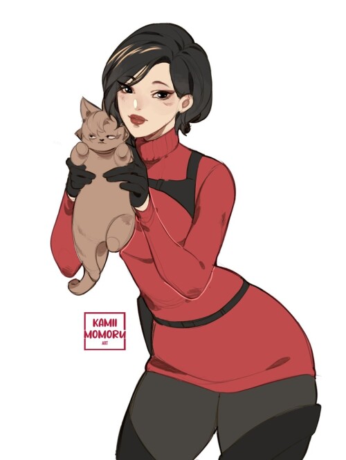  leon s kennedy and ada wong resident evil and 2 more drawn by kamii momoru sample f0341e48c0f79fae9