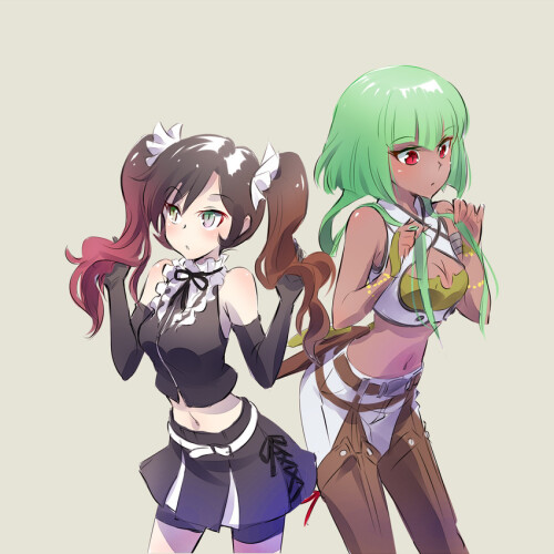  neo politan and emerald sustrai rwby drawn by iesupa sample 8ea6e2fa1dee0059396105b9145f150a