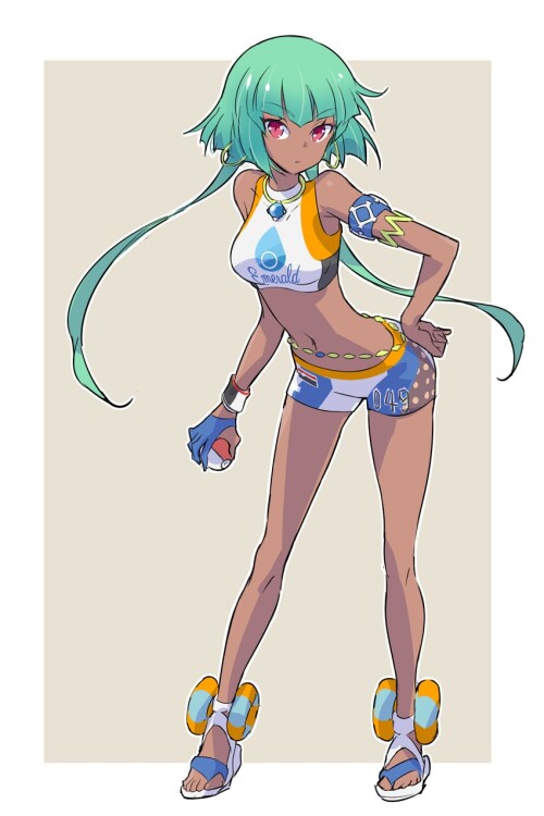  nessa and emerald sustrai pokemon and 3 more drawn by iesupa sample 5d303e117670a6563e0728d7b5e73ab