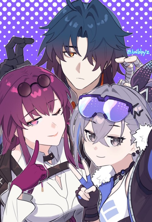  kafka silver wolf and blade honkai and 1 more drawn by lumbbyz sample 8a9dd7a0ee104b11628479bcb69cc