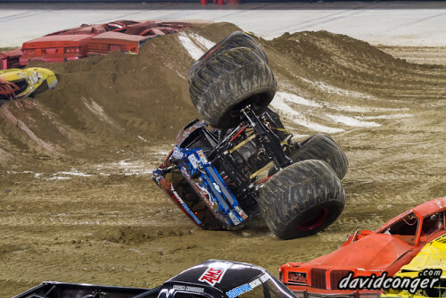 Monster Trucks take to the Tacoma Dome for Monster Jam to race in the hopes of making the World Championships in Las Vegas.