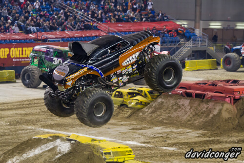 Monster Trucks take to the Tacoma Dome for Monster Jam to race in the hopes of making the World Championships in Las Vegas.