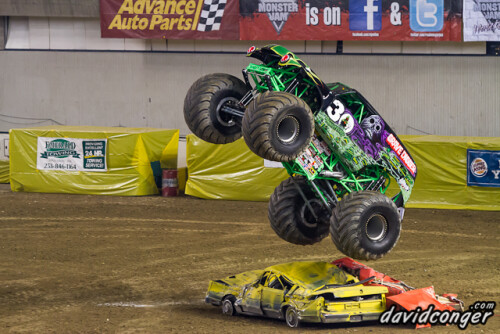 Monster Trucks take to the Tacoma Dome for Monster Jam to race in the hopes of making the World Championships in Las Vegas.