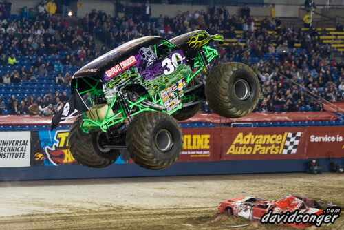 Monster Trucks take to the Tacoma Dome for Monster Jam to race in the hopes of making the World Championships in Las Vegas.