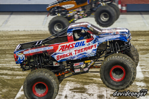 Monster Trucks take to the Tacoma Dome for Monster Jam to race in the hopes of making the World Championships in Las Vegas.