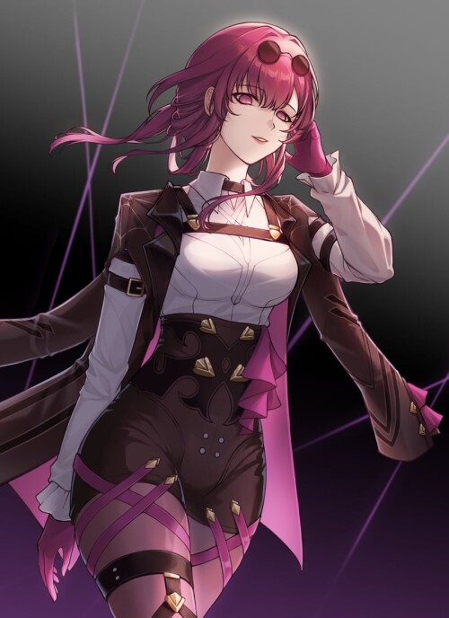  kafka honkai and 1 more drawn by unyun sample d823fce0b89143fcd9fabf314bdc62d8