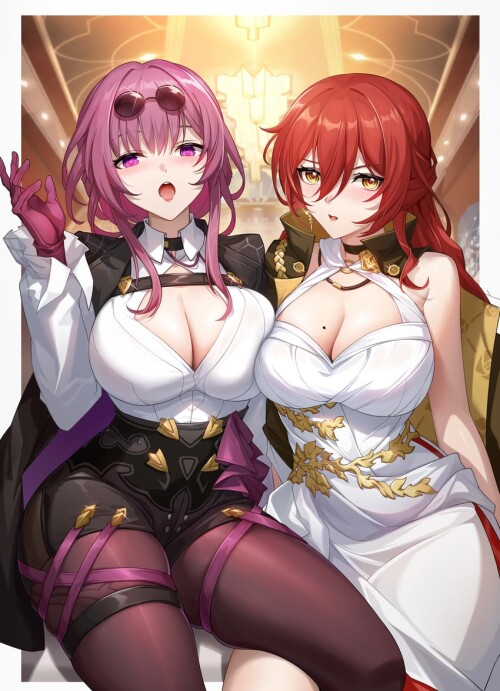  kafka and himeko honkai and 1 more drawn by shenqi xiao hong zai nali sample ce63edc8a978d5f74fa209