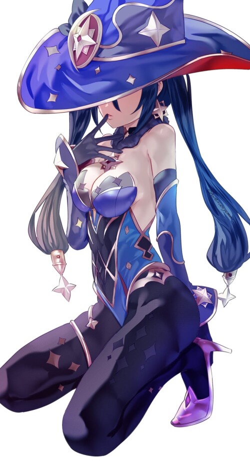  mona genshin impact drawn by uenoryoma sample 234183b1df86eadb6244ac3936796df4