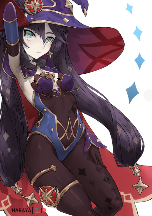  mona genshin impact drawn by haraya manawari f31390f43a776d4830668fc80cfb5549