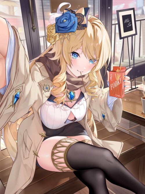  navia genshin impact drawn by maho shi ma sample 101bdb369365ec9f49edd8353b4cc60a
