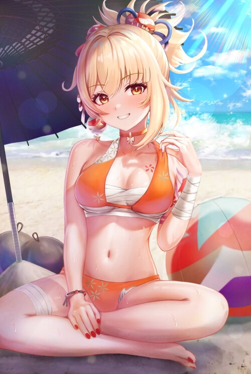  yoimiya genshin impact drawn by wajuniorbox sample bb2931d6702061dd98ae85cc1ddbfd70