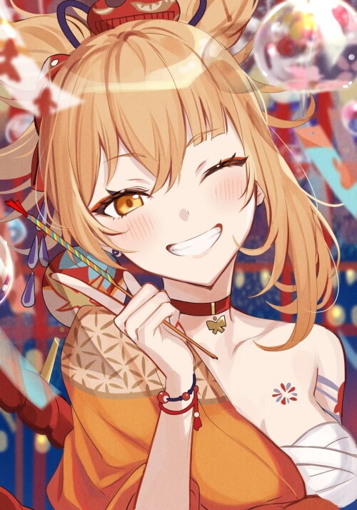  yoimiya genshin impact drawn by miz mi sample c59736ef3ef8d813a031becf35c29b25