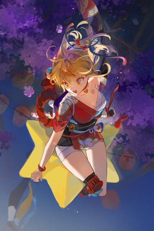  yoimiya genshin impact drawn by miermere sample 085063926713909a57736a21053936cf
