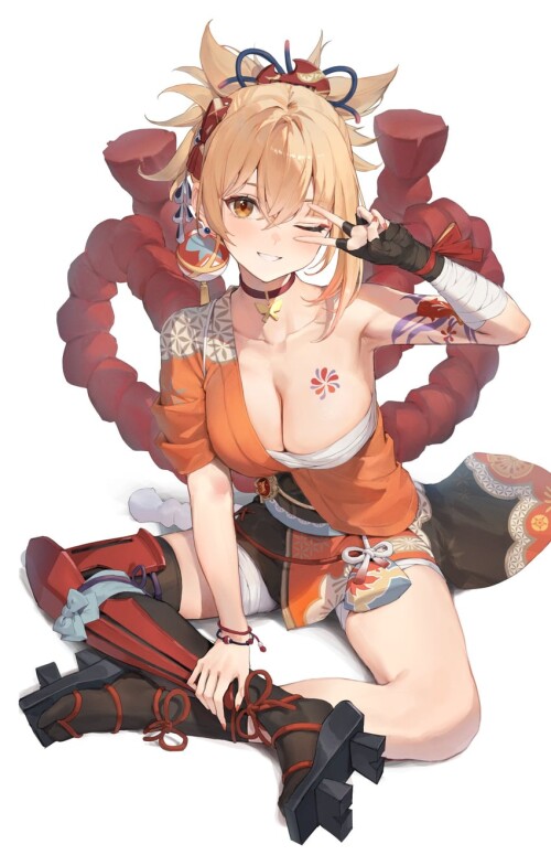  yoimiya genshin impact drawn by watao sample 2b0859cdd49a890d985445a38f6642cc