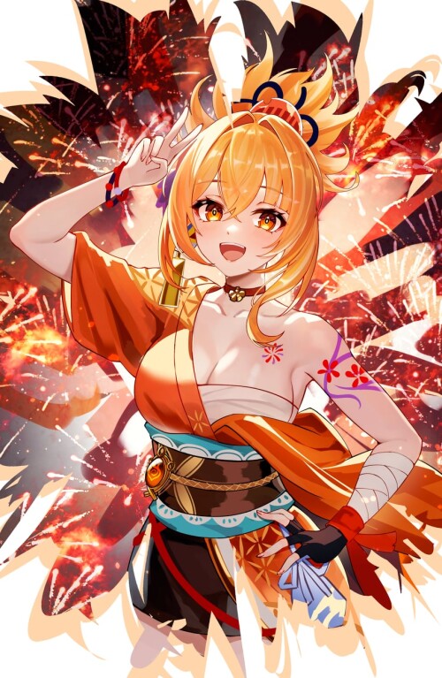  yoimiya genshin impact drawn by chen ying alan yut sample 2dcd5d195fc550b914cff1476f3c3284