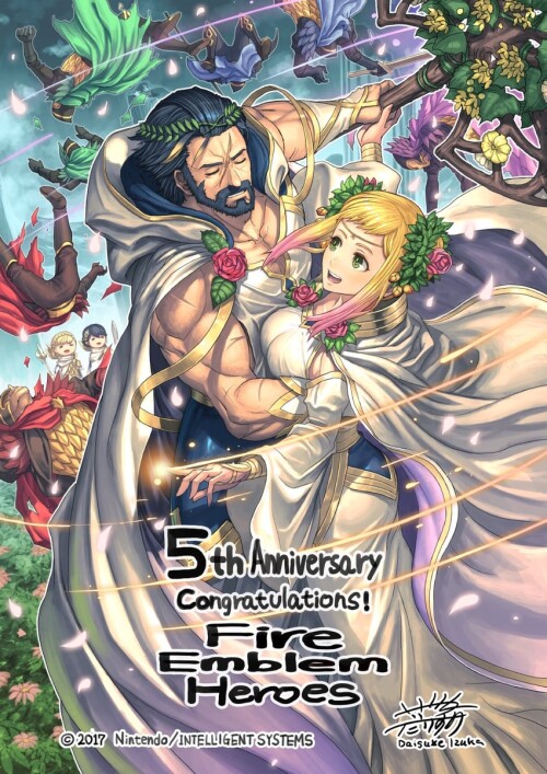  sharena alfonse henriette henriette gustav and 1 more fire emblem and 1 more drawn by izuka daisuke