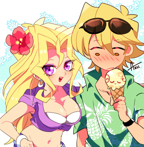  jounouchi katsuya and kujaku mai yu gi oh and 1 more drawn by azu kirara310 32794cab0267ec3da9e6aa5