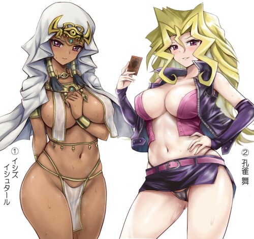  kujaku mai and ishizu ishtar yu gi oh and 1 more drawn by r binon sample 117a8a5af431d9153b1a8f0cce
