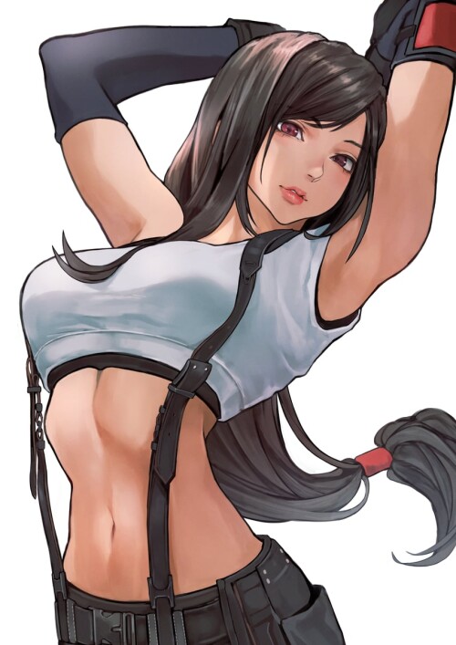  tifa lockhart final fantasy and 1 more drawn by j u n06 sample f55b88aa415e870578bd2f0f2ac1f71f
