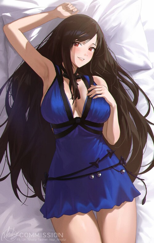  tifa lockhart final fantasy and 2 more drawn by nhaliz sample d2e77f6880c2f1468c85d38e32fa12fd