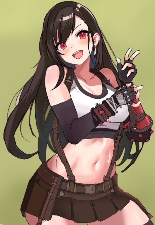  tifa lockhart final fantasy and 2 more drawn by ootaquill sample 0539be0d1d624234b2408a4f7d80467c