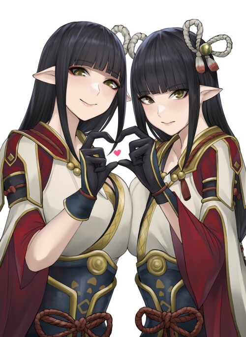  hinoa and minoto monster hunter and 1 more drawn by kurone rinka sample 860b09b6c2581f21ac30b507cbf