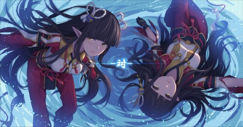  hinoa and minoto monster hunter and 1 more drawn by athrun1120 sample 42e153f17e57fb701ad5c329eb531