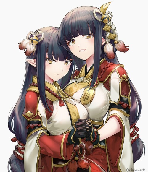  hinoa and minoto monster hunter and 1 more drawn by phino sample 1586fcd6a7122c7145573cc57e14232c