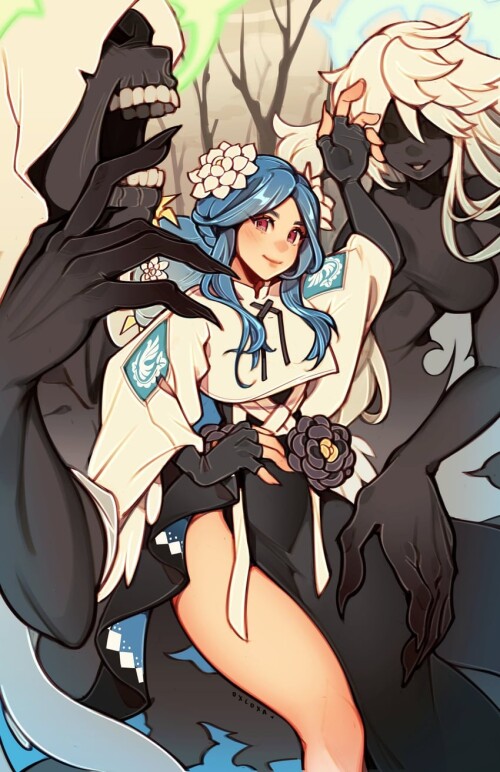  dizzy necro undine and queen dizzy guilty gear and 1 more drawn by oxcoxa sample c271c18b53206c6000
