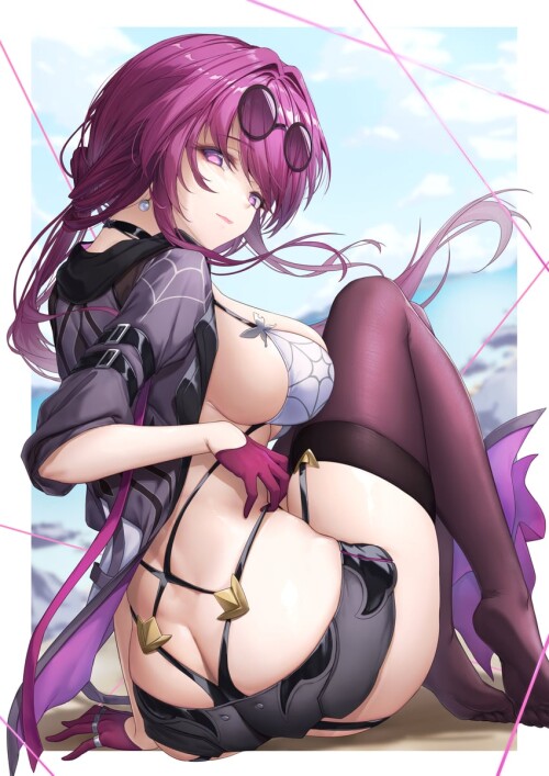  kafka honkai and 1 more drawn by xfate sample ee9df75b5e8b19d05f013dc8929f67cf