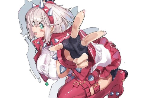  elphelt valentine guilty gear and 1 more drawn by huanxiang huifeng sample 01843e0bfec694396b091cca