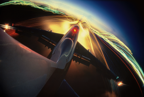 The Air Safety Challenge for the National Geographic, August 1977 (Photo by Bruce Dale)