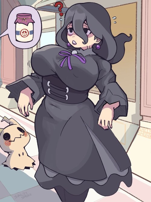  hex maniac and mimikyu pokemon and 1 more drawn by saltyshorks sample fd259d4f9ec81f62690ba19892225